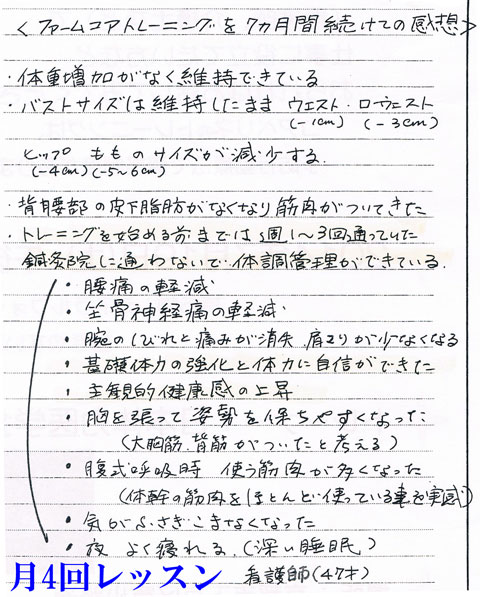 写真：体験者の声3